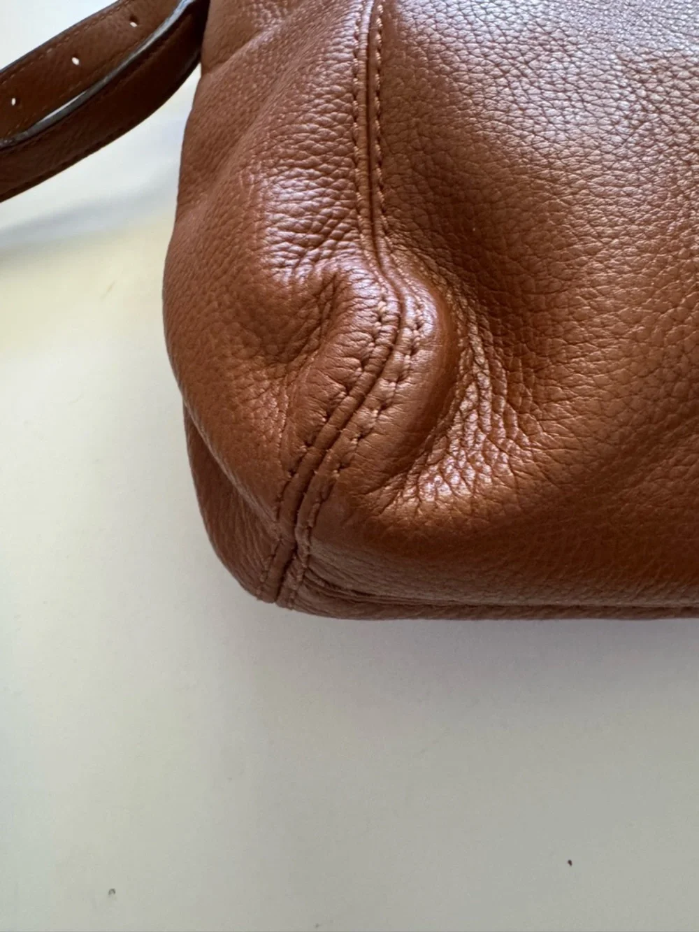 Michael Kors leather minimalist inside