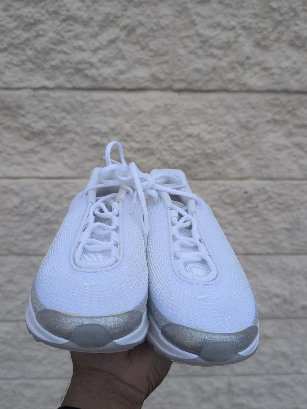 Nike Air Max DN Silver Glitter Women's Size 7 Shoes NWOB