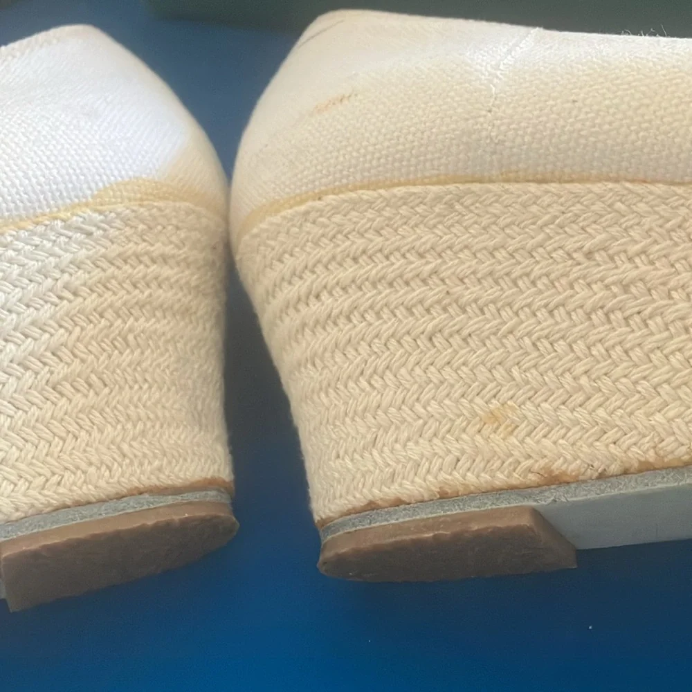 Women's Embroidered Cobbie Cream Espadrilles 8m