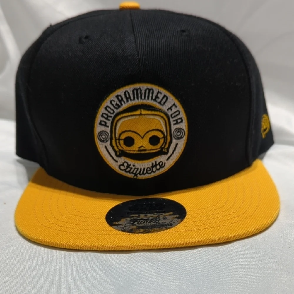 Funko Black and Yellow Star Wars  Kids/ Adult Hat... New, Bright, Amazing!!