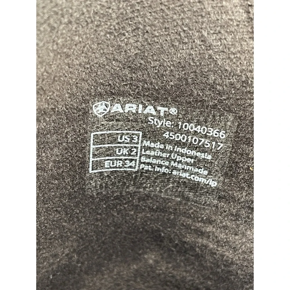 Ariat description these