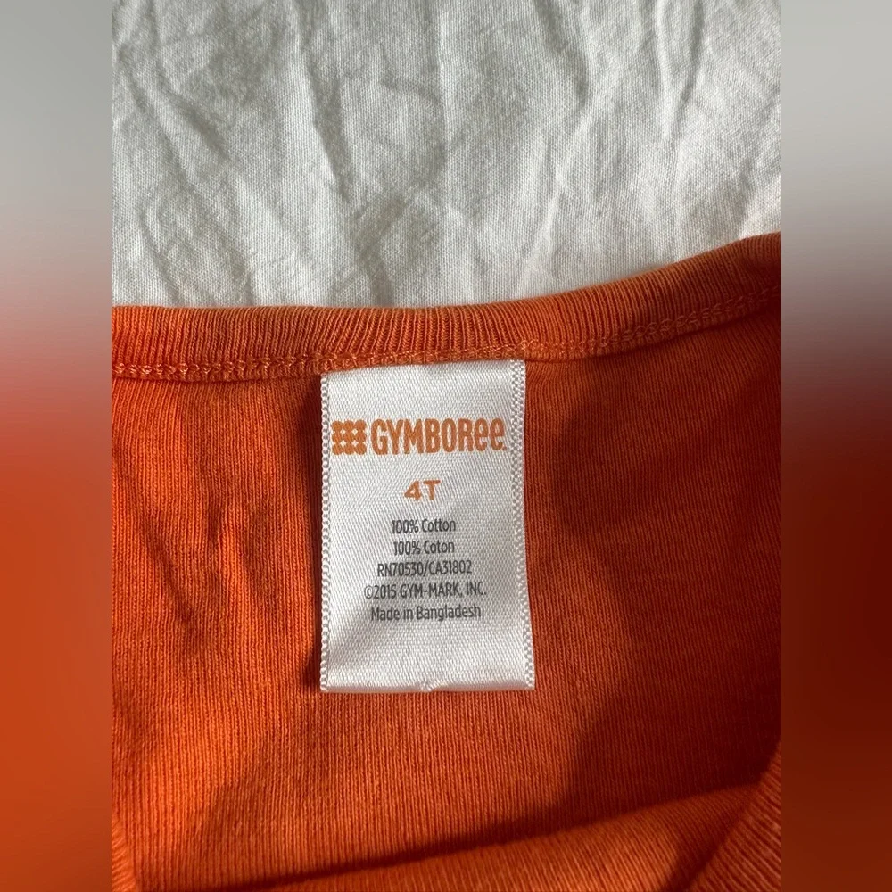 Gymboree orange shirt