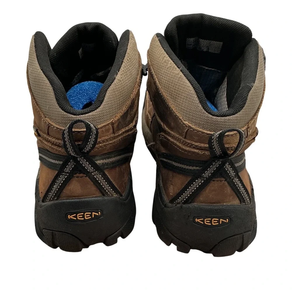 Keen‎ Targhee II Mid Waterproof Hiking Boots Brown Leather Mens 11 1008418