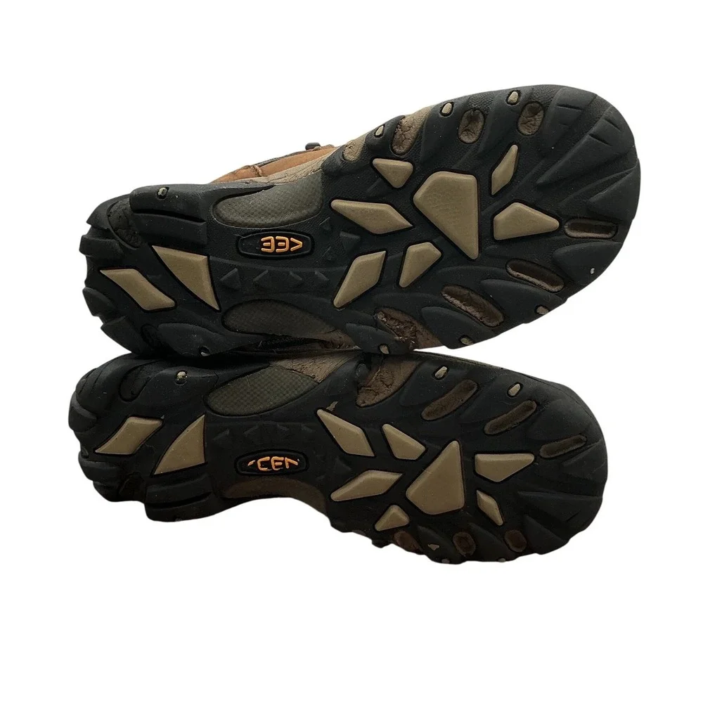 Keen‎ Targhee II Mid Waterproof Hiking Boots Brown Leather Mens 11 1008418