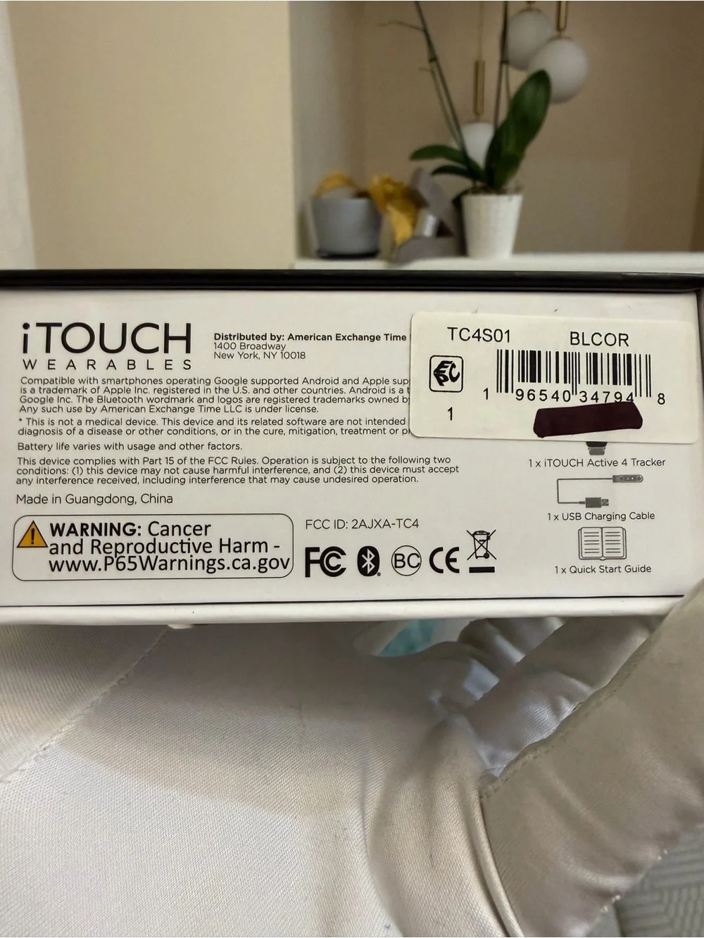 NEW iTouch Active 4 Smartwatch Fitness Tracker Coral Red iOS Android Waterproof