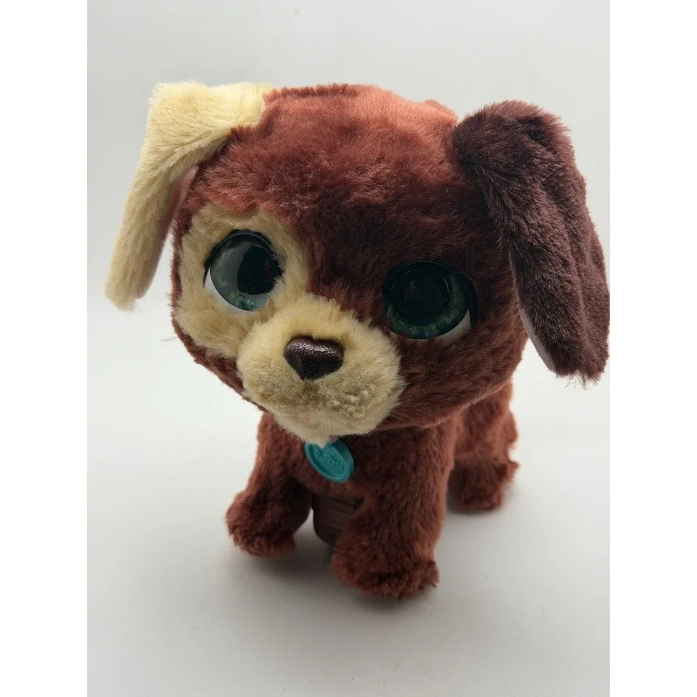 FurReal Friends - Walkalots‎ Brown & Tan Dog Barks Makes Sounds NO Leash