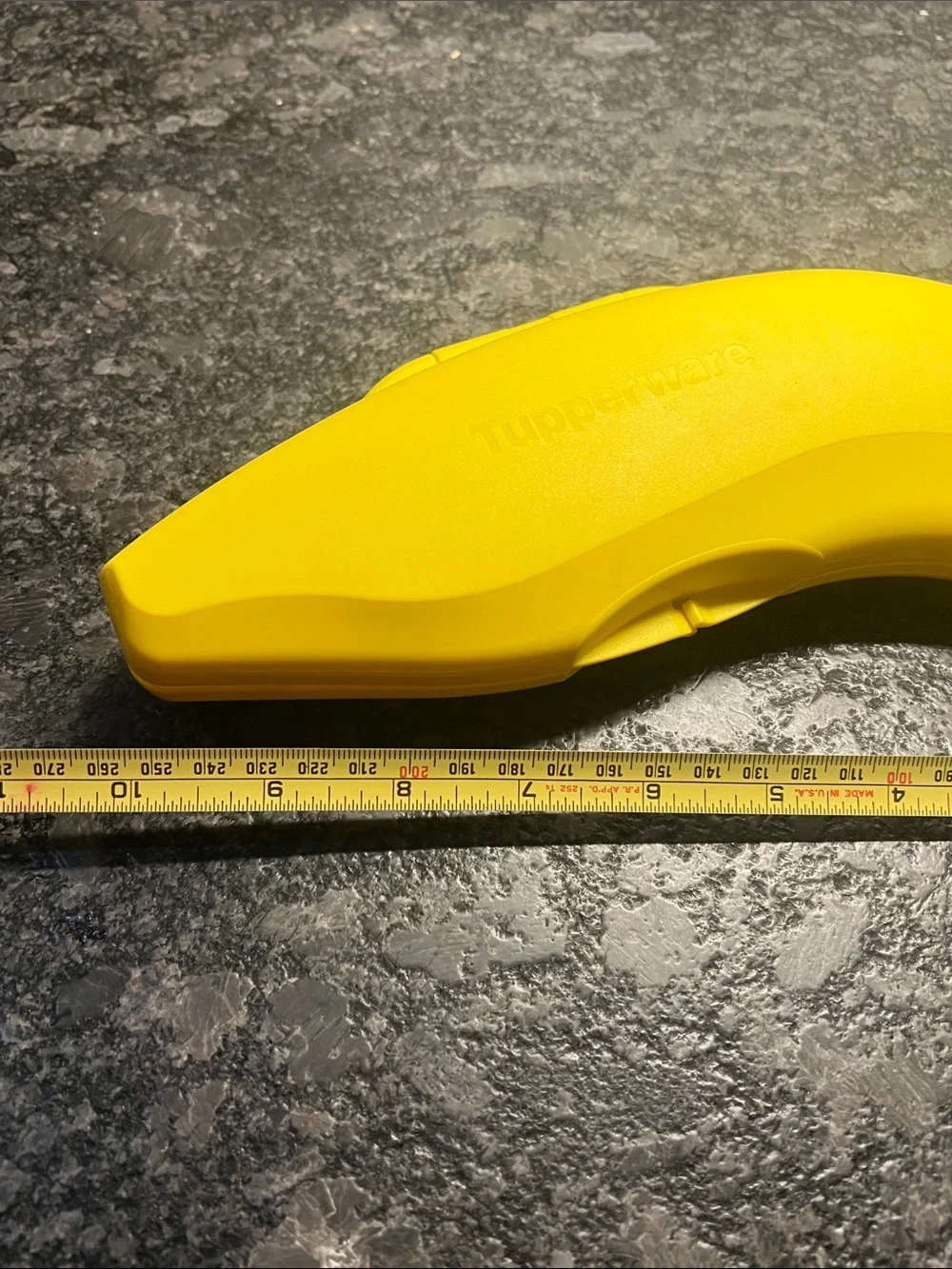 Tupperware bright yellow