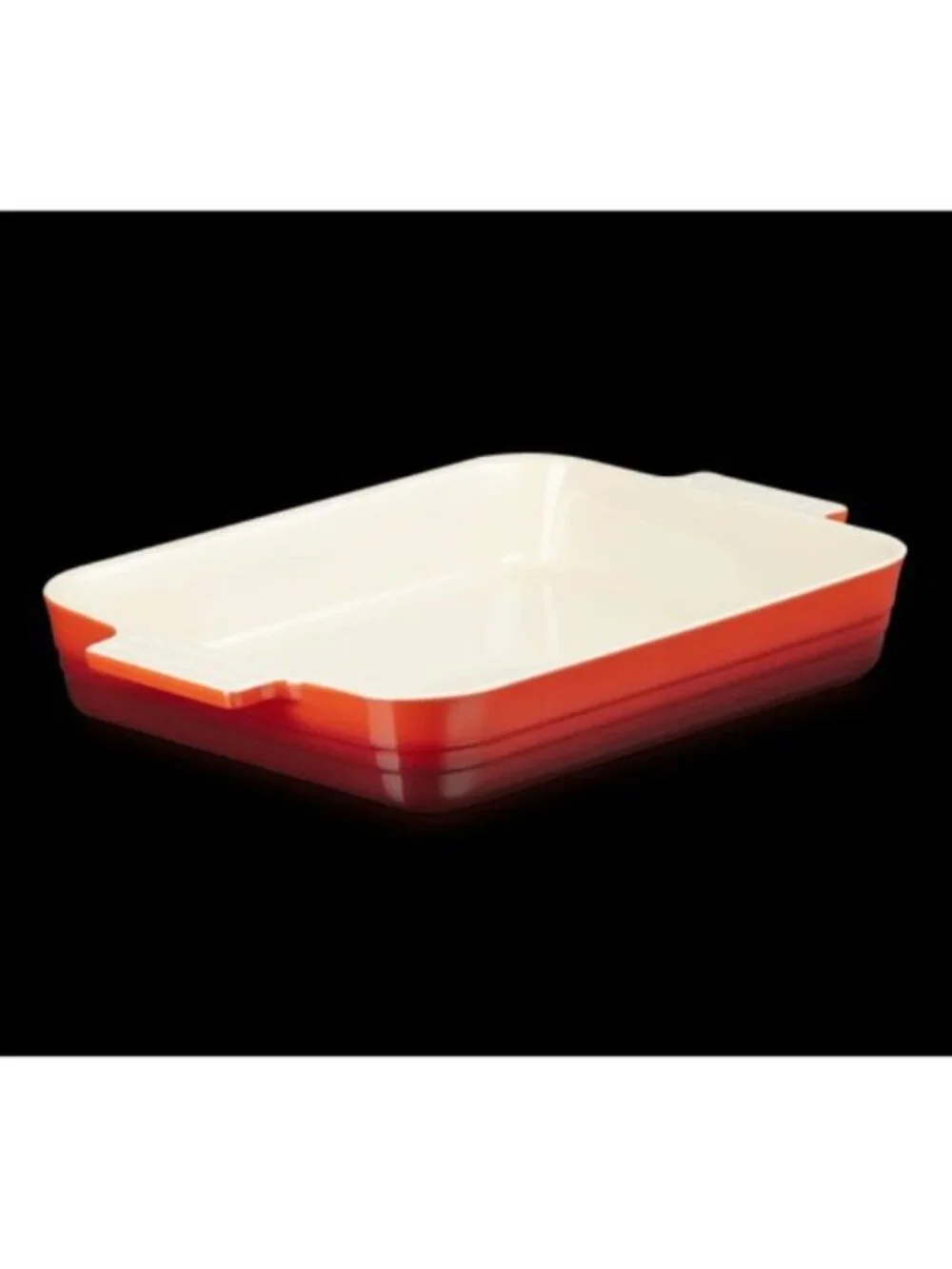 LE CREUSET Classic Stoneware Rectangular Baking Dish Cerise Red 7