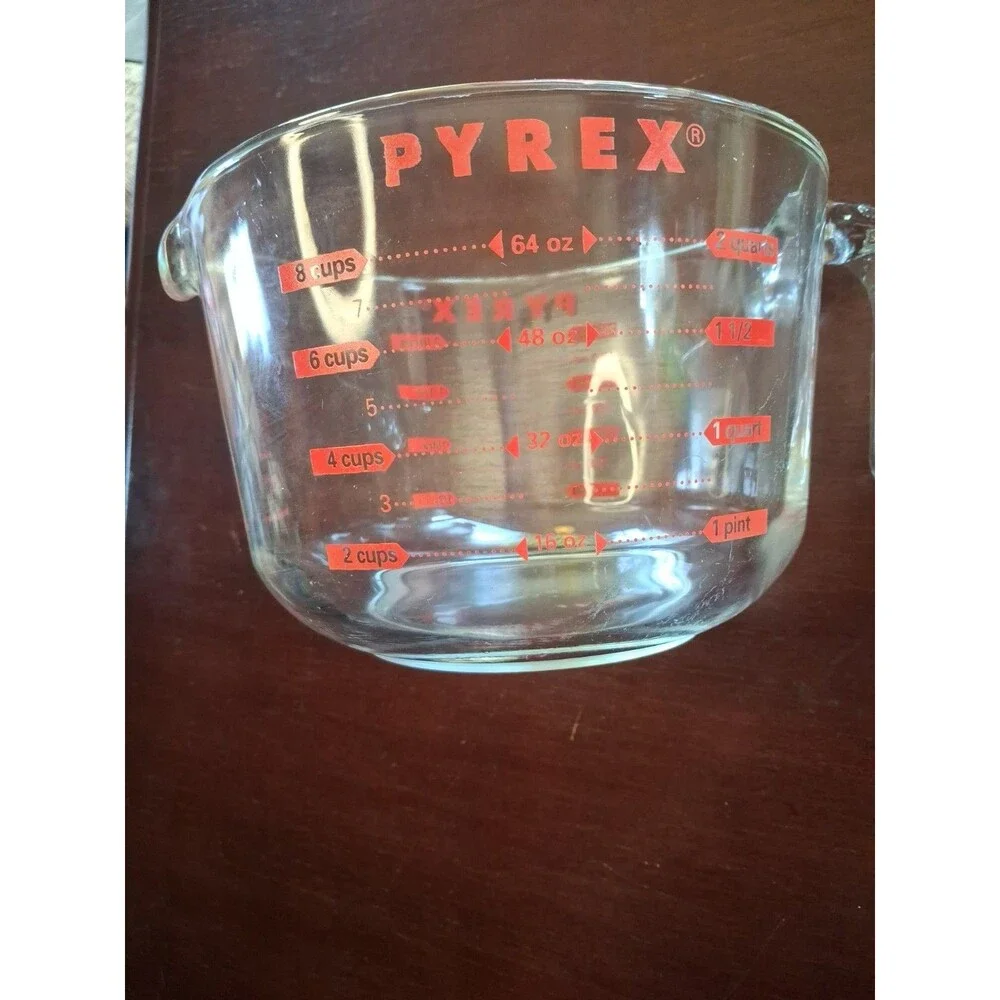Pyrex glass liquid