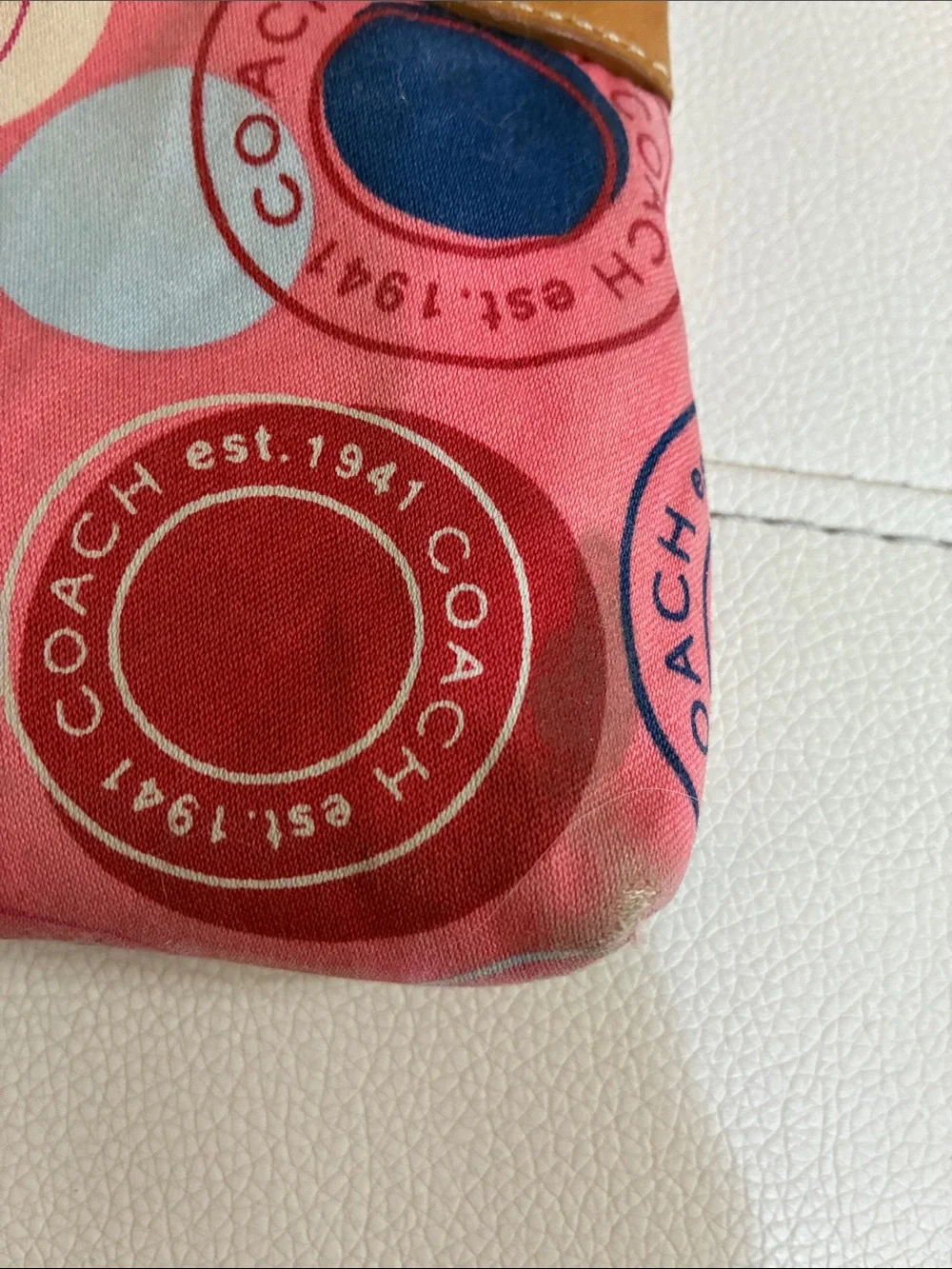 Coach cosmetic pouch