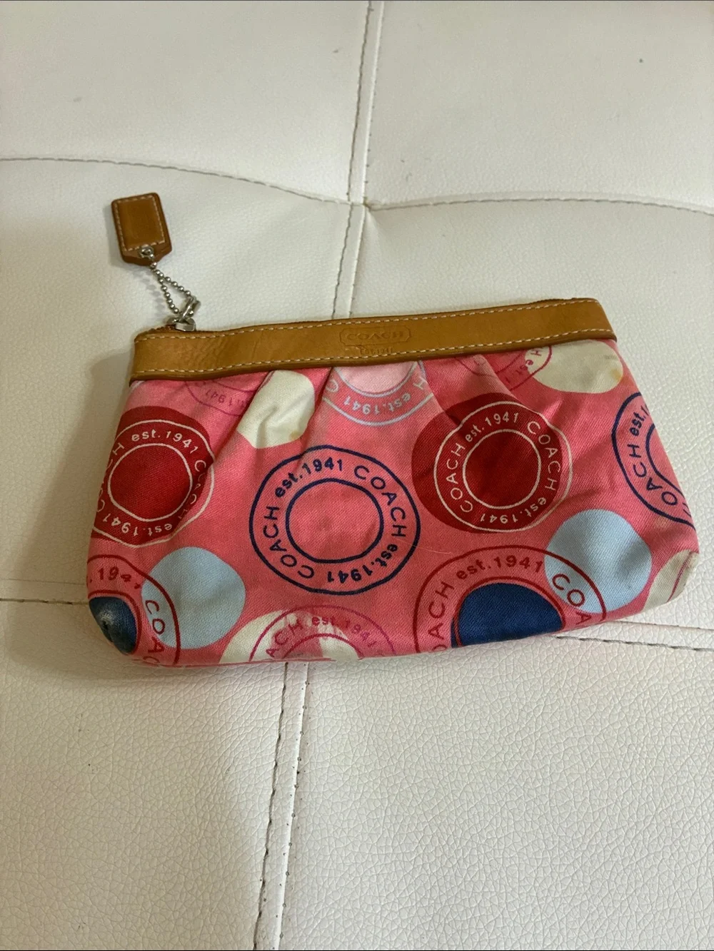 Coach cosmetic pouch