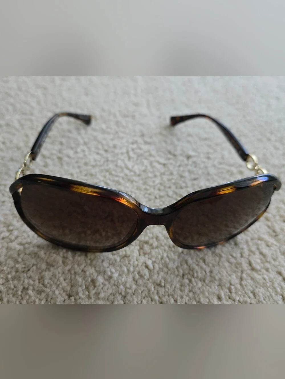 Coach Women’s Tortoiseshell Sunglasses - Brown Lenses