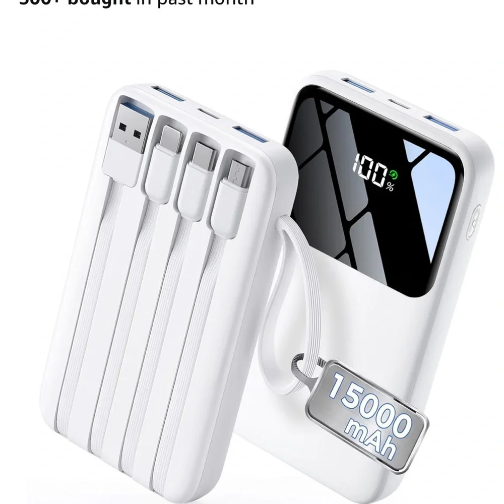 Portable Charger Power Bank 15000mAh