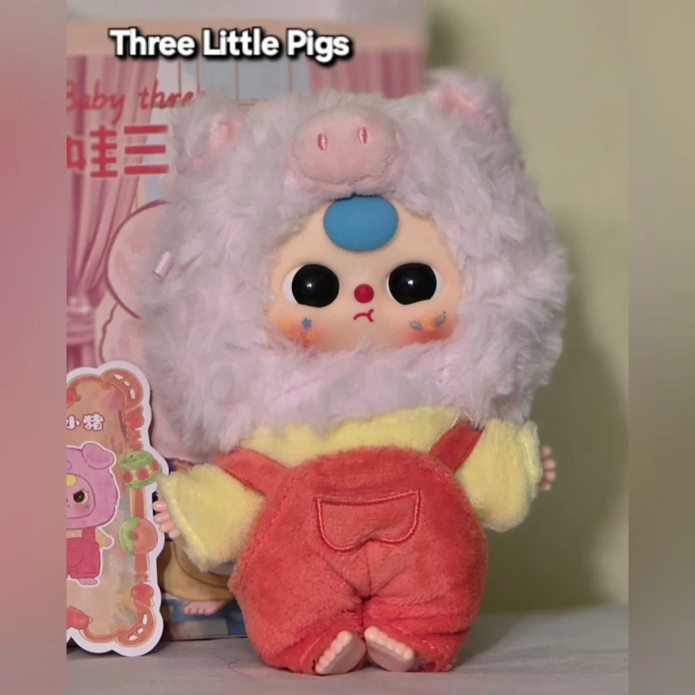 NWT Baby Three Childrens Wonderland -‎ Three Little Pigs Bag Charm/Key Holder