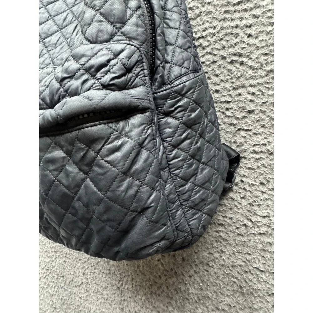 Mz Wallace New York Quilted Metro Laptop School Travel Backpack‎ Black Unisex