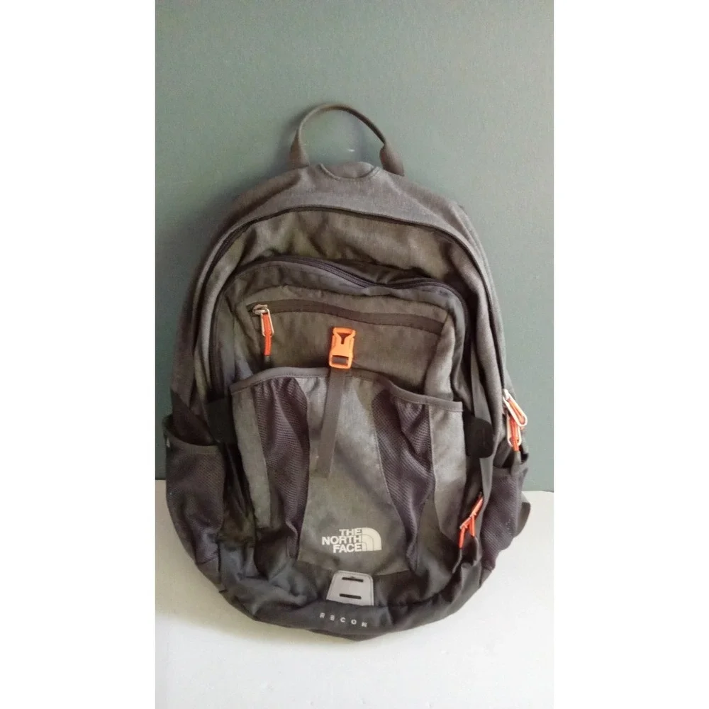 The North Face Recon Backpack Gray Daypack Laptop‎ Travel School Bag