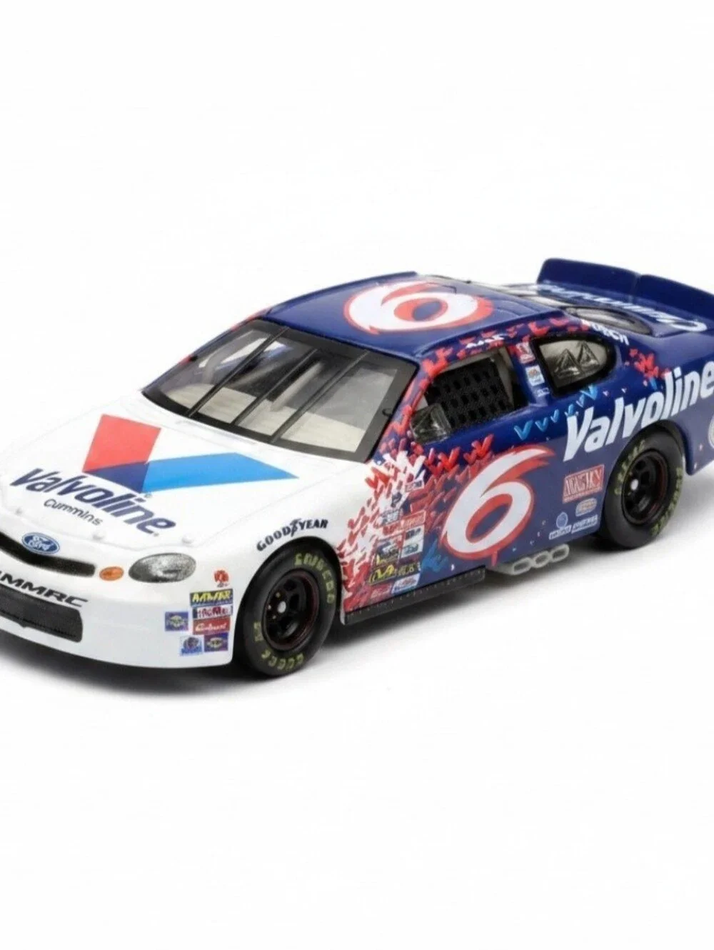 1998 Hot Wheels Racing Special 2 Car Pack Nascar #6 Valvoline 1:43 & 1:64 New In
