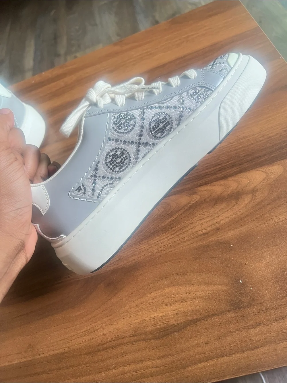 Tory Burch T Monogram LadyBug Sneaker (sz 7.5)