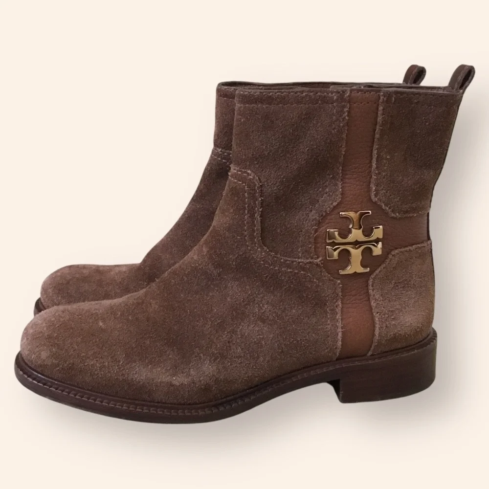 Tory Burch Alaina Suede Ankle Boots