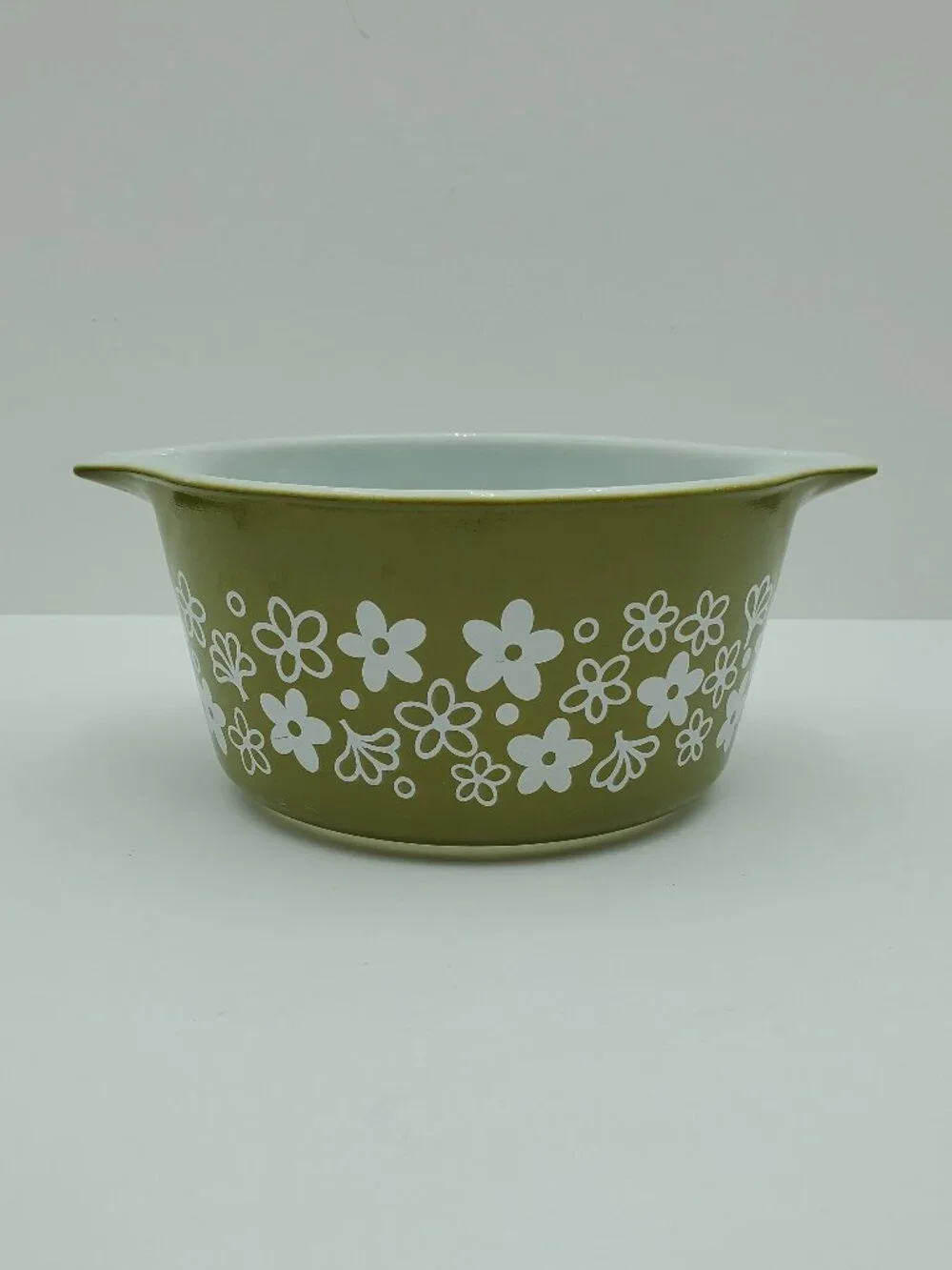 Pyrex Spring Blossom 1 Qt Round Casserole with Lid Crazy Daisy 1 Quart Baker