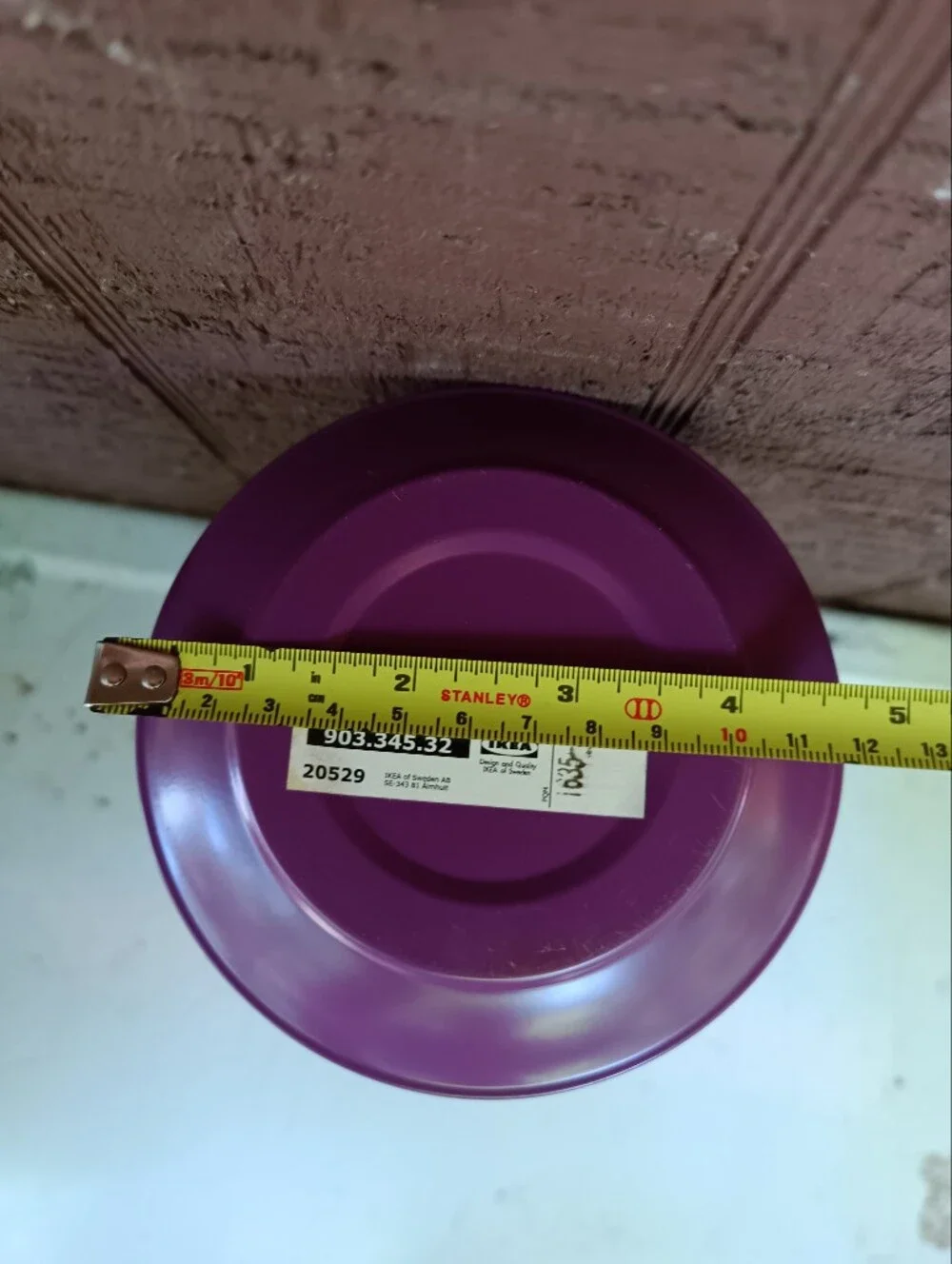 IKEA purple lantern