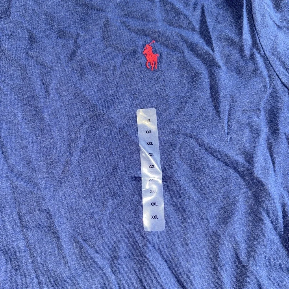 NWT Polo Ralph Lauren T-Shirt Mens 2XL Navy Red Pony