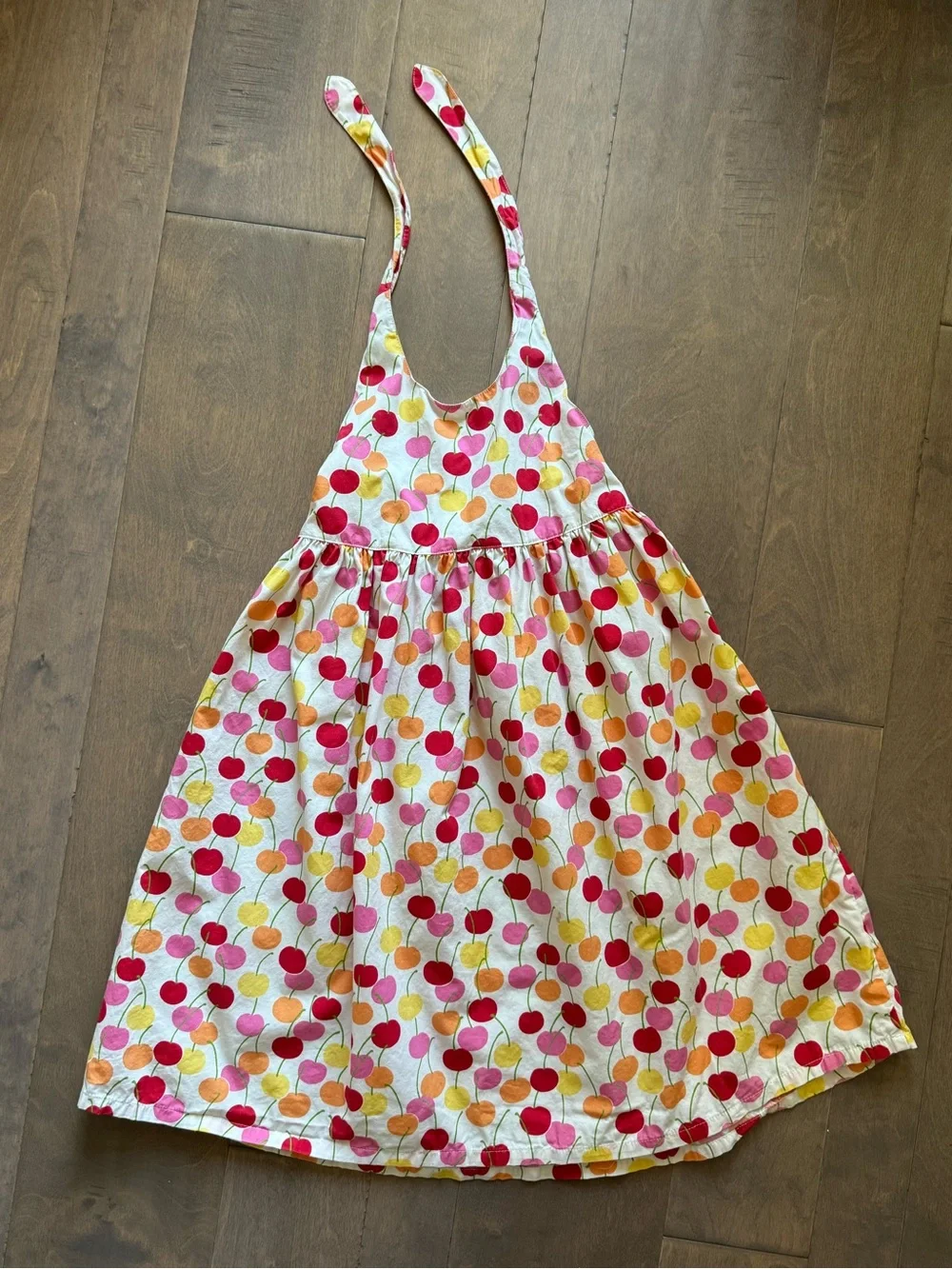 Gymboree Girl’s Cherry Print Halter Cotton Dress