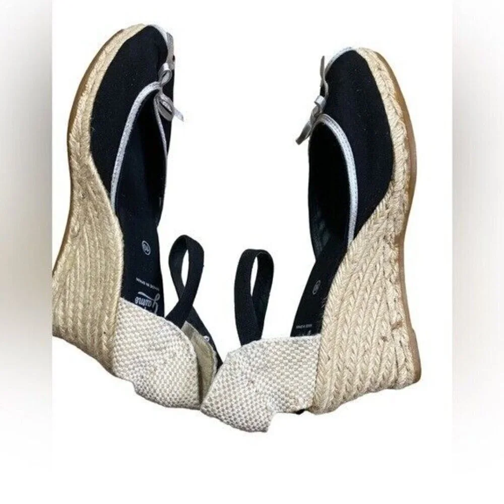 - Anthropologie Gaimo women 10 espadrilles Canvas Upper Casual  vacation beach