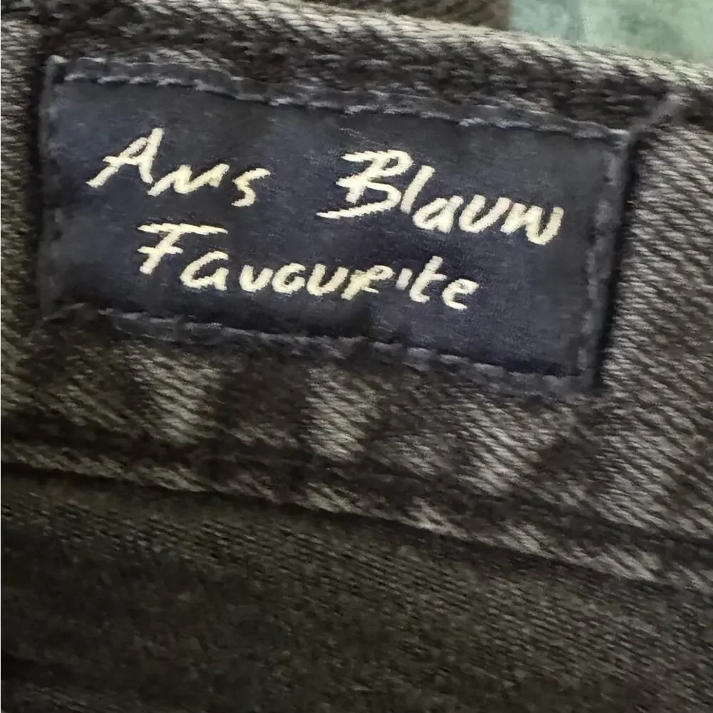 Scotch & Soda Black Amsterdams Blauw Straight Slim fit jeans Size 31/32