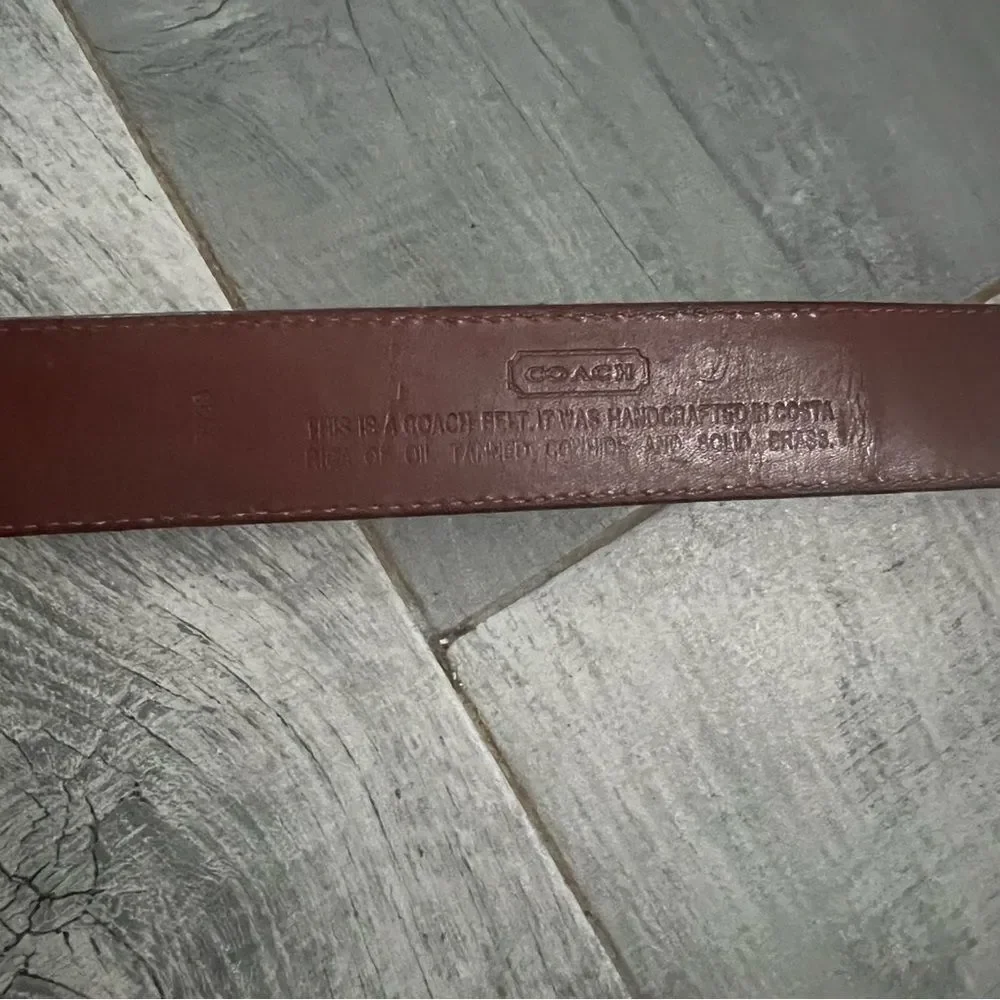Coach vintage belt