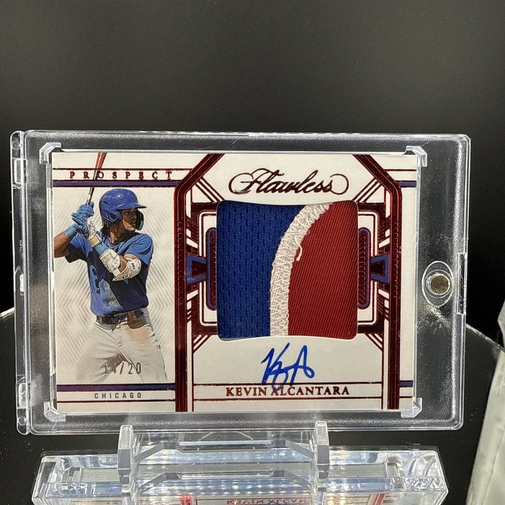 2024 Panini Flawless - Prospect Patch Auto - Kevin Alcantara #PPA-KA Blue /20