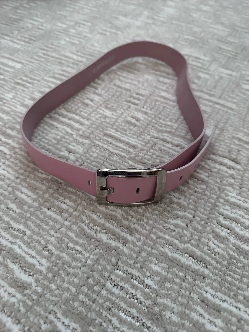 Express Dusty Pink Women's Belt with Silver Buckle