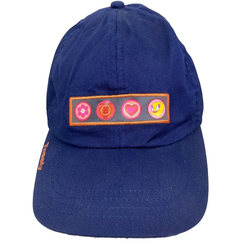 Looney Tunes Hat Cap Adjustable Pink Tweety Bird  Embroidered With Tags