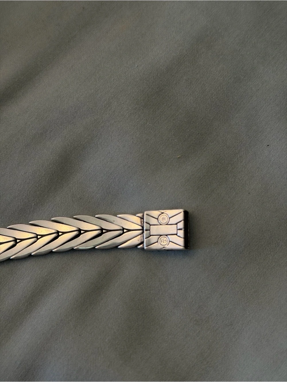 John Hardy Men's Braided Silver Link Bracelet