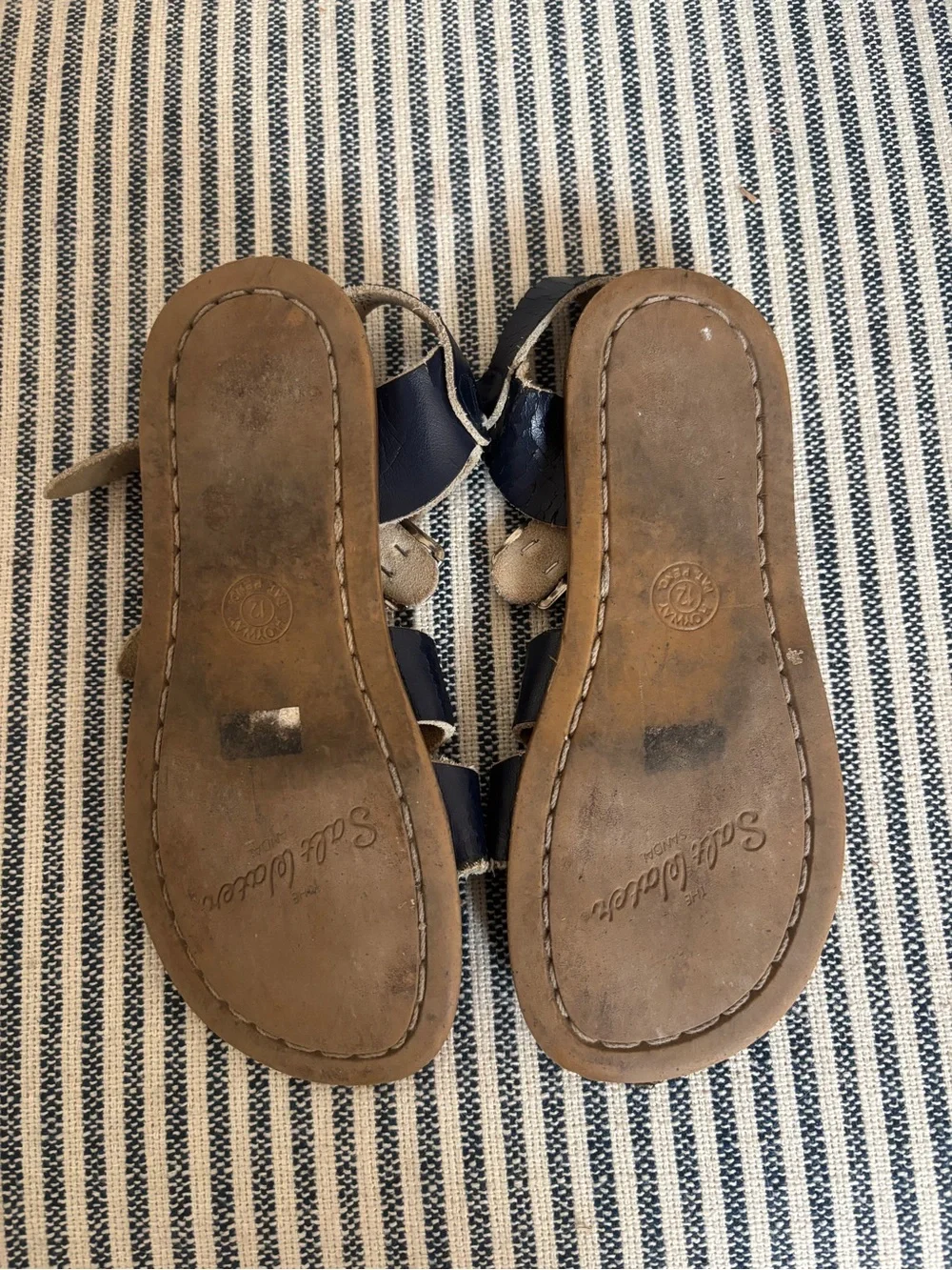 Salt Water Sandals by Hoy classic navy