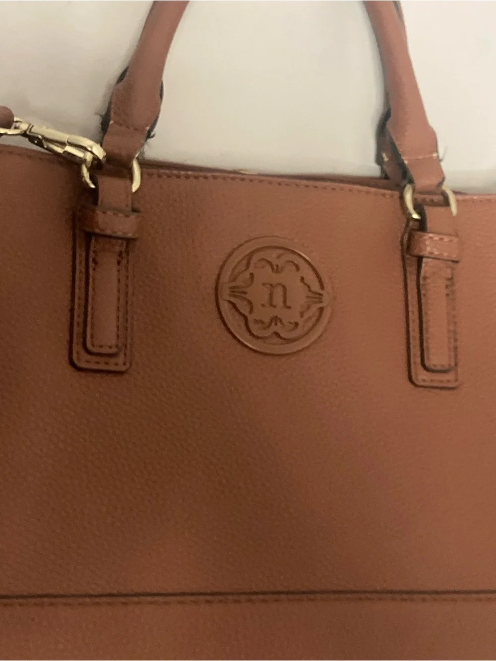 Nanette Lepore Brown Madilyn Convertible Satchel