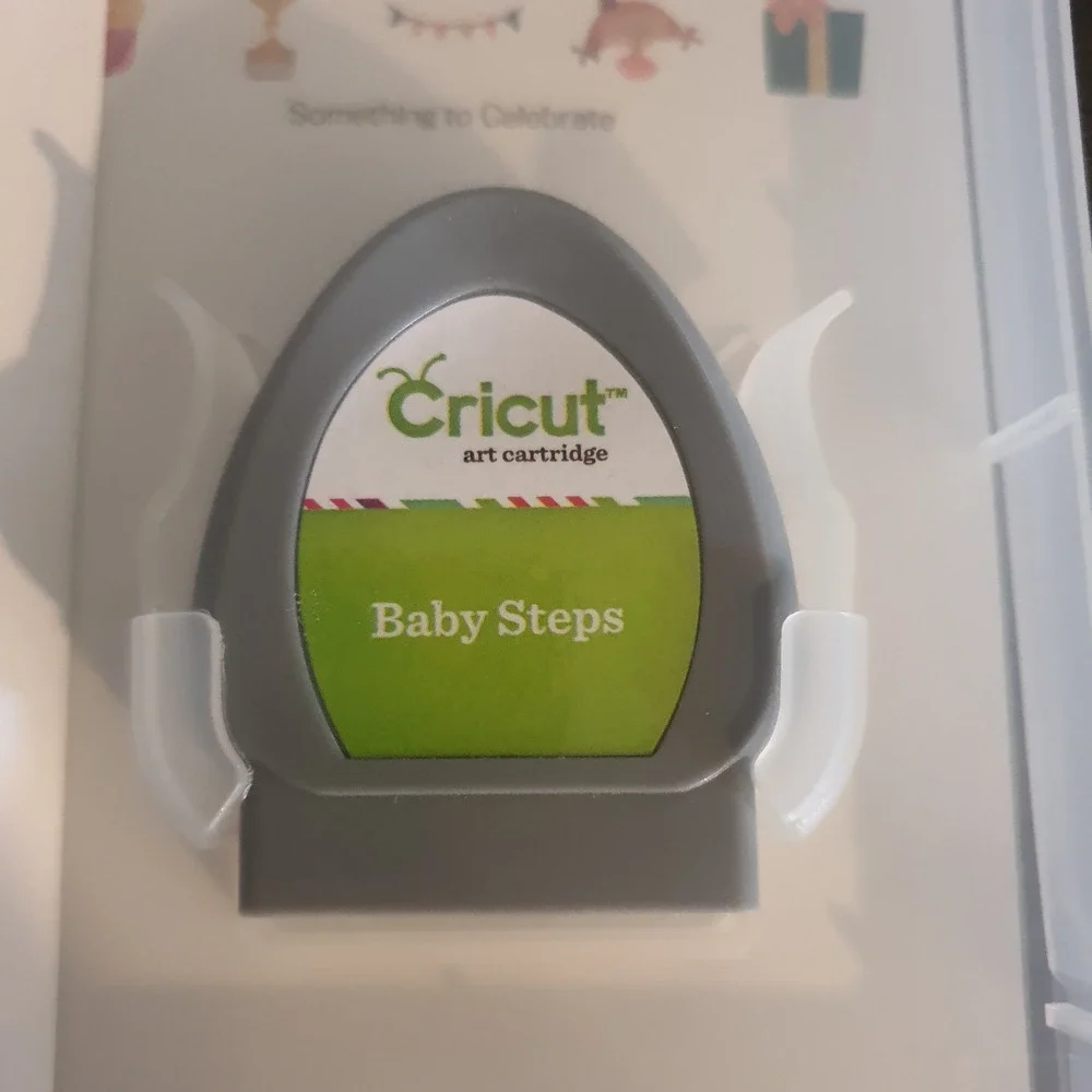 Cricut Baby Steps Art Cartridge 2000595 Everyday Images Font Phrase Scrapbooking