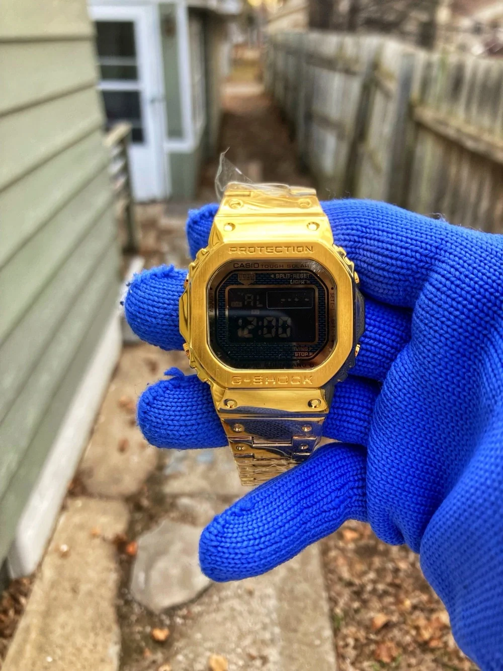 Custom G Shock Metal Gold and Black colorway
