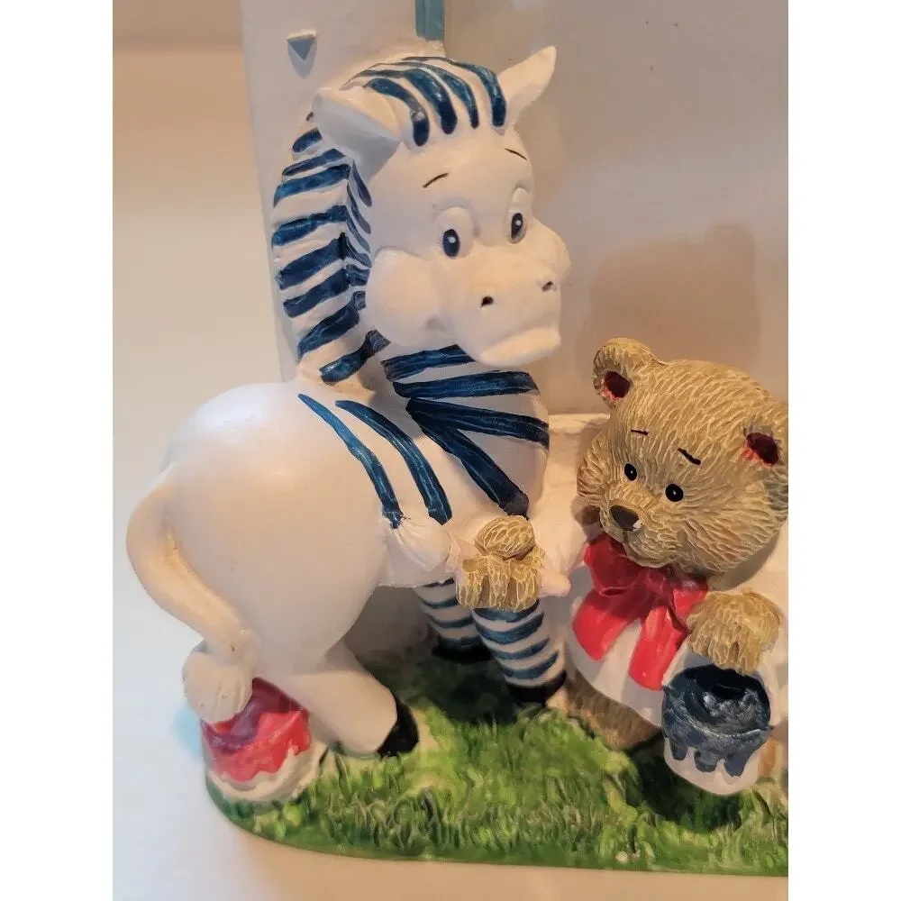 3D Zoo Animals Frame Burnes of Boston‎ Nursery Decor Colorful Whimiscal