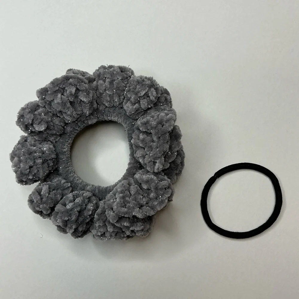 Hand Crafted crochet scrunchie