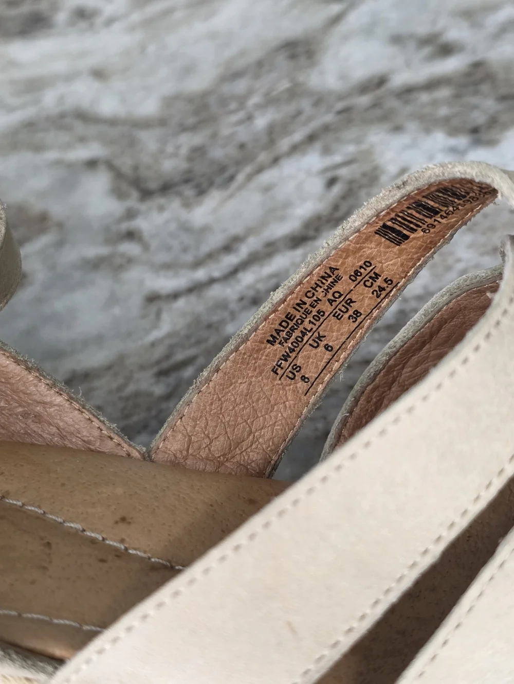 Fossil comfortable beige
