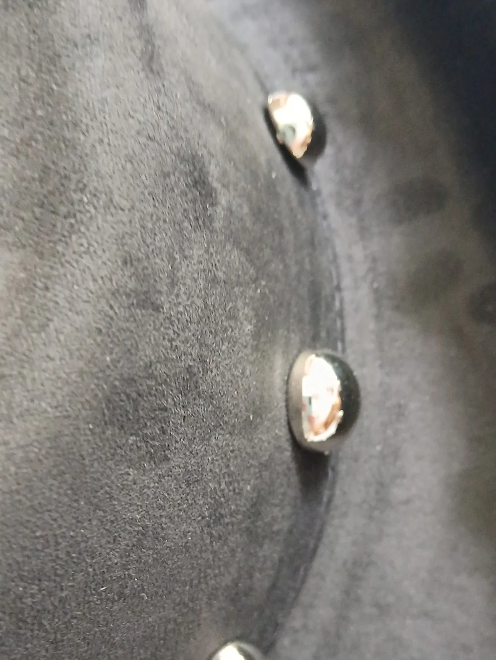 NWT Urban Outfitters Black Studded Faux Suede Women's Cowboy Hat