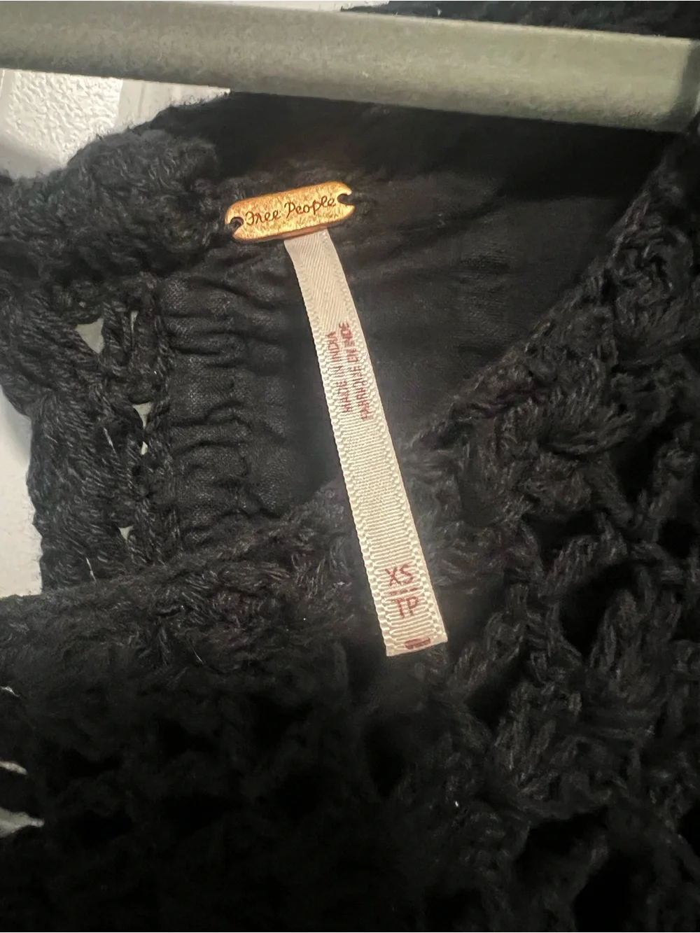 Free People open crochet