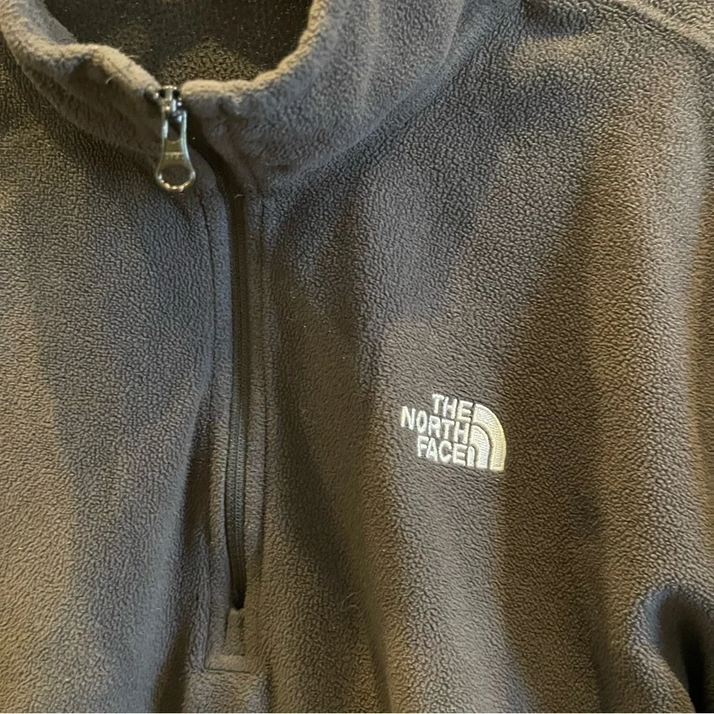 AL:  The North Face Shirt Men’s L Black Fleece Quarter 1/4 Zip Light weight