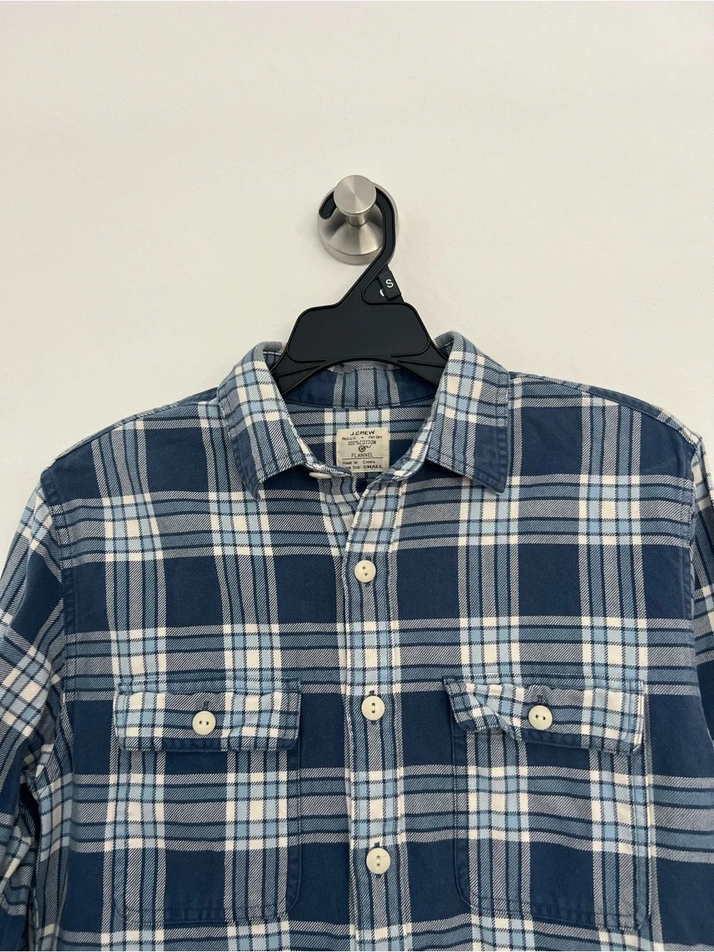 J. Crew plaid grid