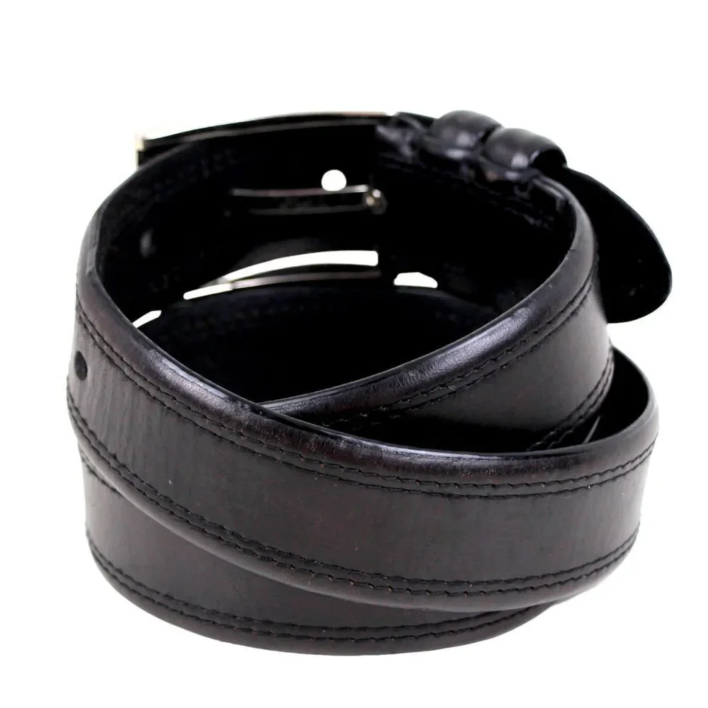 DOCKERS BLACK GENUINE LEATHER 1 3/8