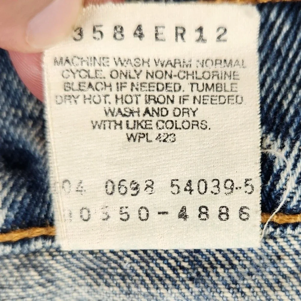 VTG 90s Levis 550 Relaxed Fit Jeans Men 36x30 Blue Denim Tapered Leg Y2K Classic