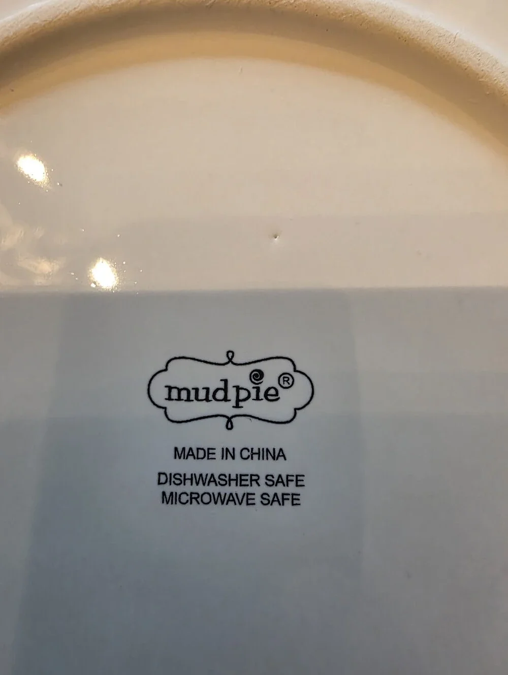 Mud Pie elegant white