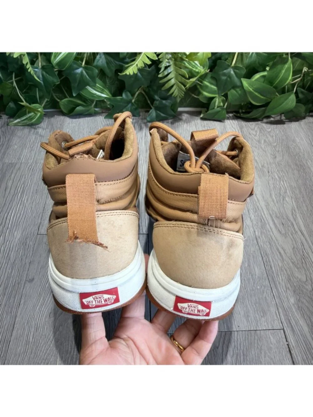 Vans ripped heel