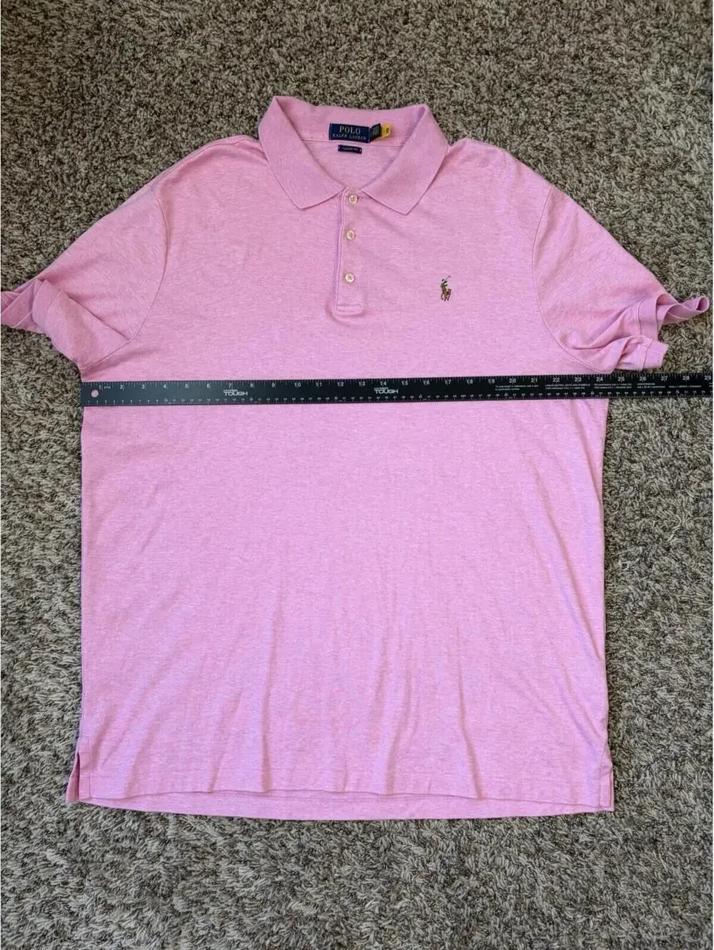 Lot of 2 - Polo Ralph Lauren Men’s Size XL Polo Shirts Cotton Short Sleeve Pony